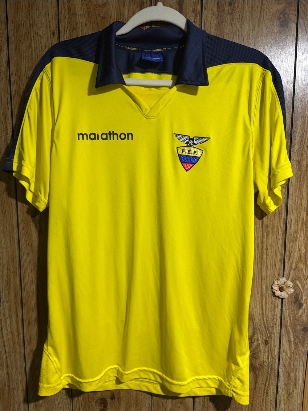Marathon Men’s Yellow Football Polo Shirt